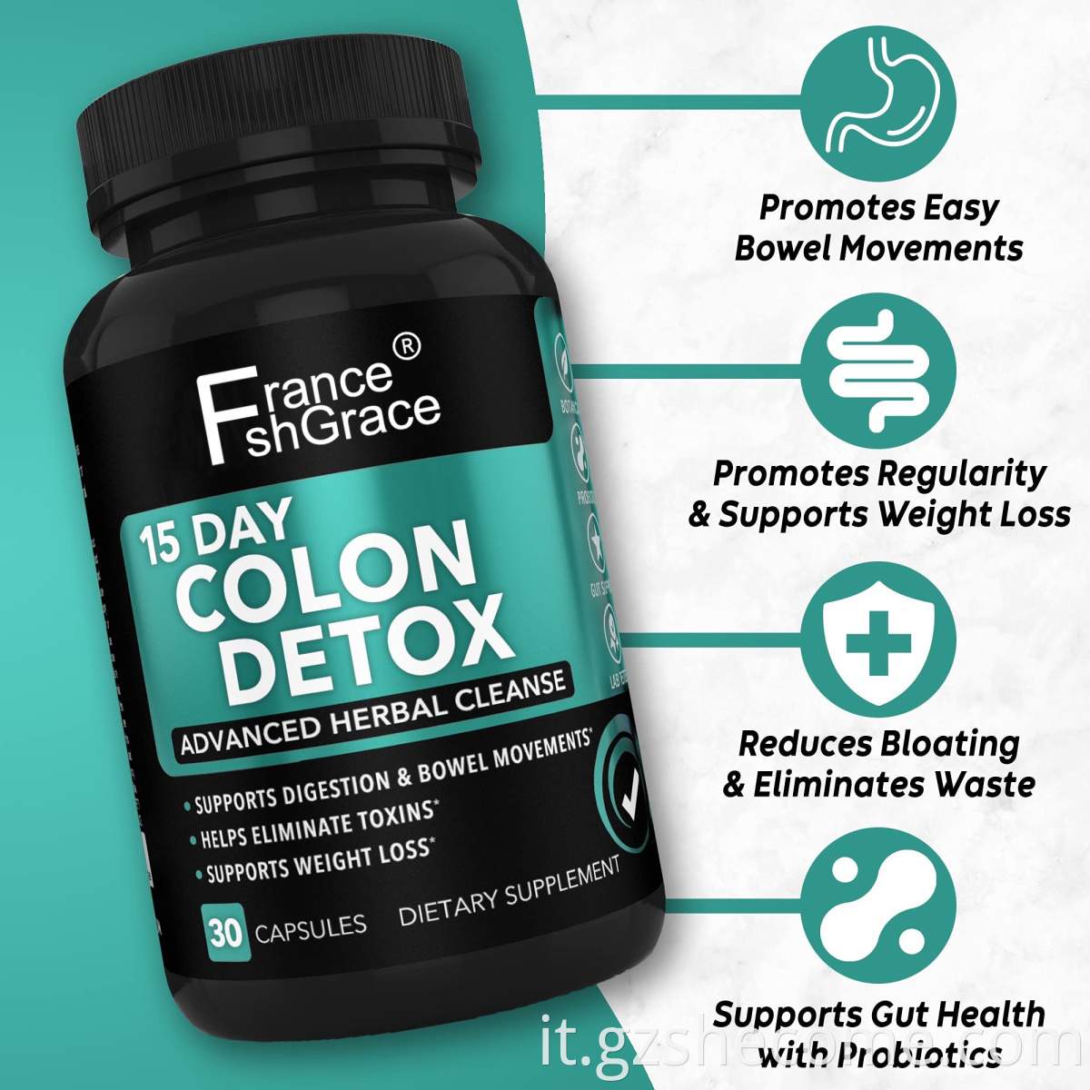 Digestive Enzymes Plus Prebiotics & Probiotics Supplements